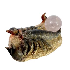 Crystal Ball Resin Crafts Manufacturer - Scorpion Ornaments for Furniture Desktop Office Small Scorpion Base