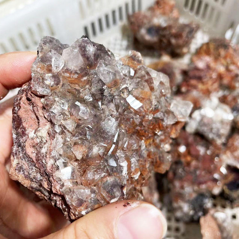 Calcite Cluster Specimen Manufacturer - Natural Decorative Quartz Mineral Raw for Home Christmas Collection