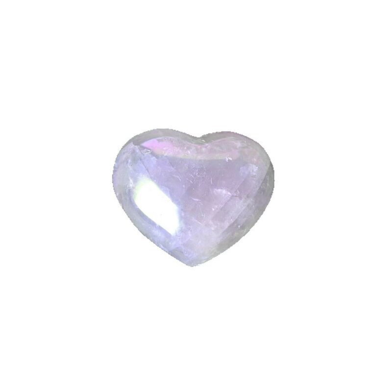 Rose Quartz Heart Ornaments Manufacturer - Electroplated Polished Crystal Hearts for Handheld Office Decor