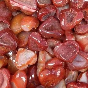 Red Sardonyx Agate Quartz Heart Manufacturer - Wholesale Natural Healing Crystal Craft for Decorative Purpose