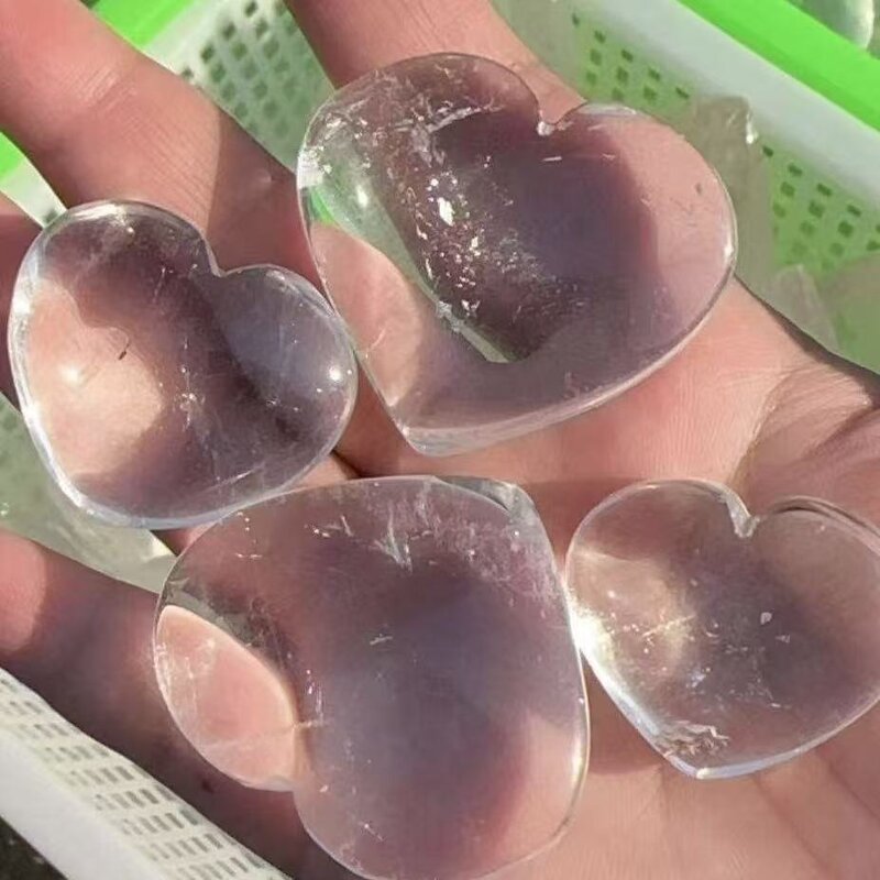 Clear Quartz Heart Stone Manufacturer - Wholesale High Quality Natural Healing Crystal Craft for Gift Decoration