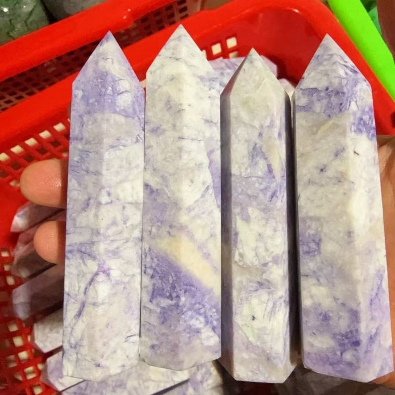 Purple Hackmanite Stone Craft Points Manufacturer - Wholesale High Quality Crystal Healing Decorative for Home