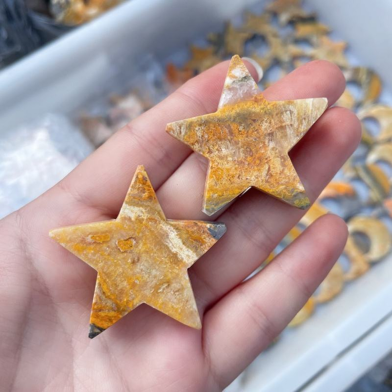 Quartz Crystal Bumblebees Jasper Manufacturer - Wholesale Natural Moon and Star Healing Craft for Decorative Purpose