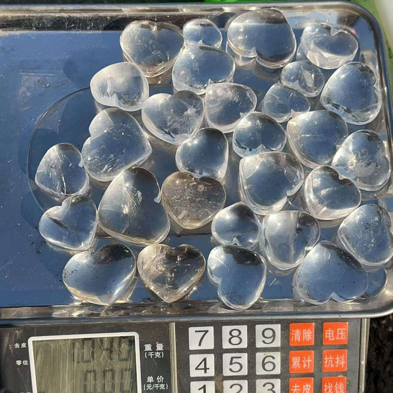 Clear Quartz Heart Stone Manufacturer - Wholesale High Quality Natural Healing Crystal Craft for Gift Decoration