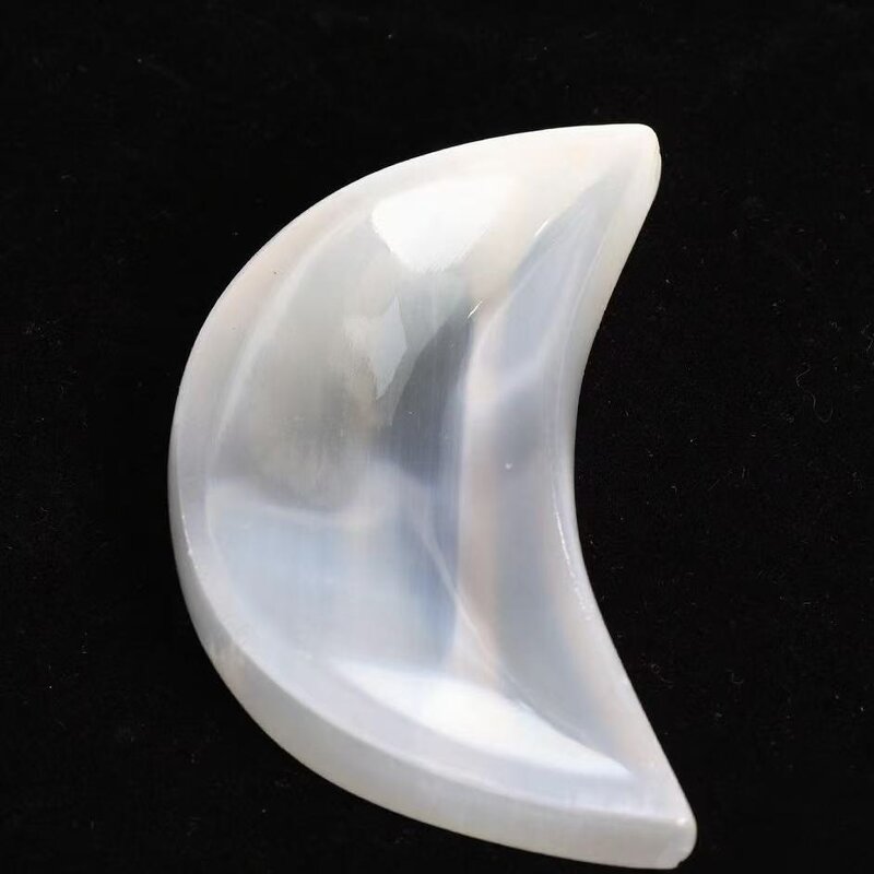 Selenite Crystal Bowls Manufacturer - Natural Translucent Multi-Shaped Unique Craft Pieces