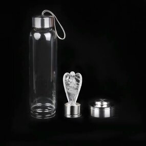 Clear White Quartz Angel Bottle Manufacturer - Wholesale Natural for Water