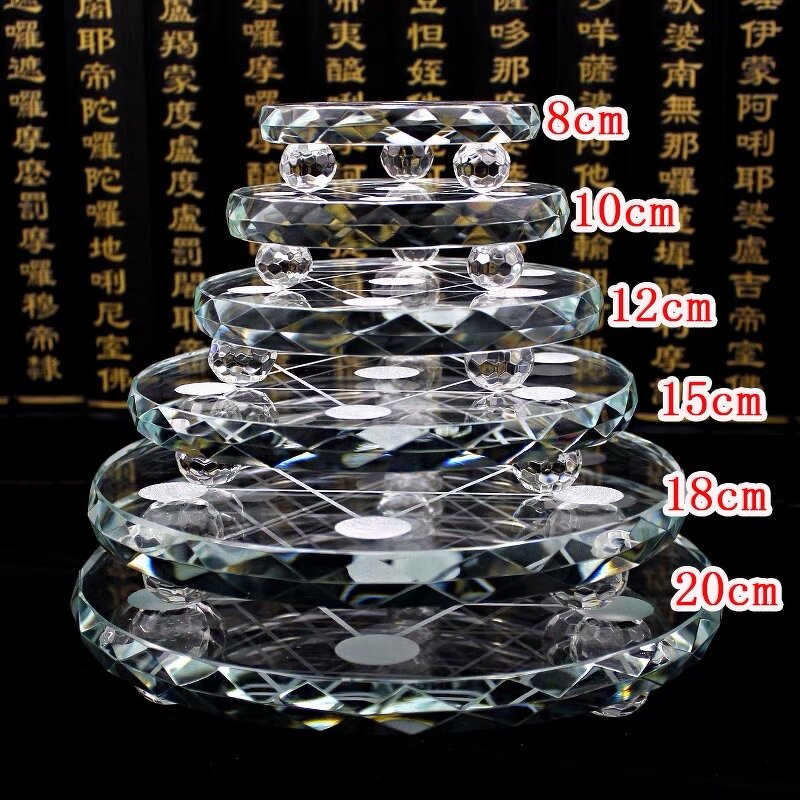 White Crystal Seven Star Array Stand Manufacturer - Wholesale Different Sizes Natural Base for Crystal Spheres