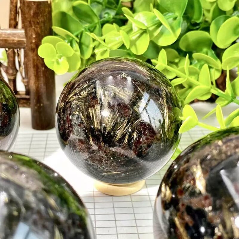 Bohemian Style Crystal Firework Stone Spheres Manufacturer - Natural for Home Decor Obsidian Jade Quartz Souvenirs Business Gifts