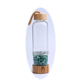 Aventurine Jade Crystal Drinking Bottle Manufacturer - Natural Glass Quartz