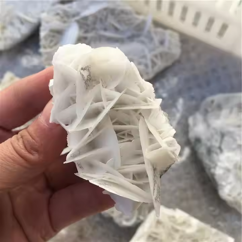 White Rose Calcite Stone Manufacturer - Natural Raw Mineral Rough Cluster Crystal for Decorative Crafts