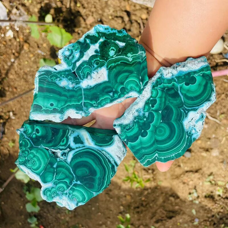 Malachite Crystal Wafers Manufacturer - Wholesale High Quality Feng Shui Style Carved Polished Mineral Specimen