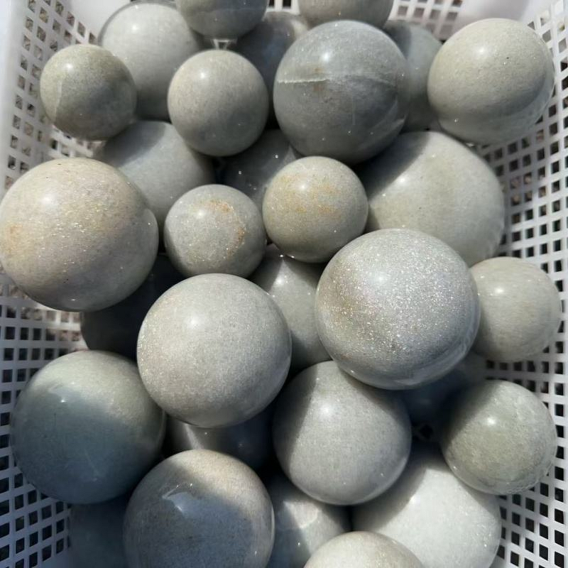 Strawberry Quartz Sphere Manufacturer - Factory Bulk Carved for Decoration Sliver Mica Crystal Gemstone Ball Business Gift