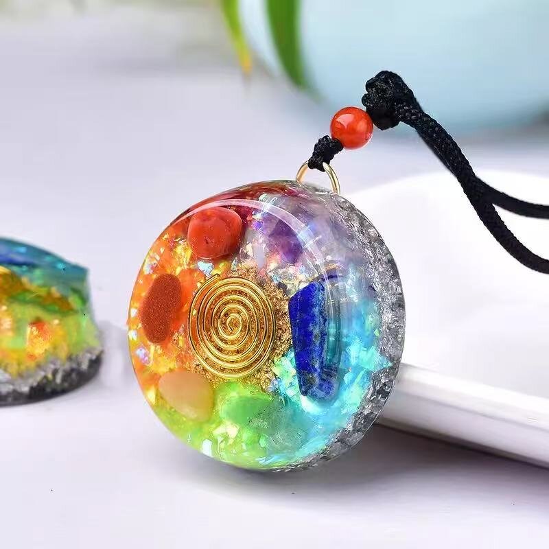 Crystal Crafts Necklace Manufacturer - Accessories Seven Types Raw Stone Crushed Stone Pendants
