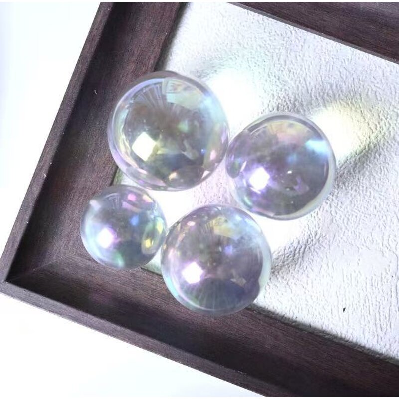 Aura Crystal Sphere Manufacturer - Polished Colorful Design Feng Shui for Home Office Desktop Decoration Souvenir