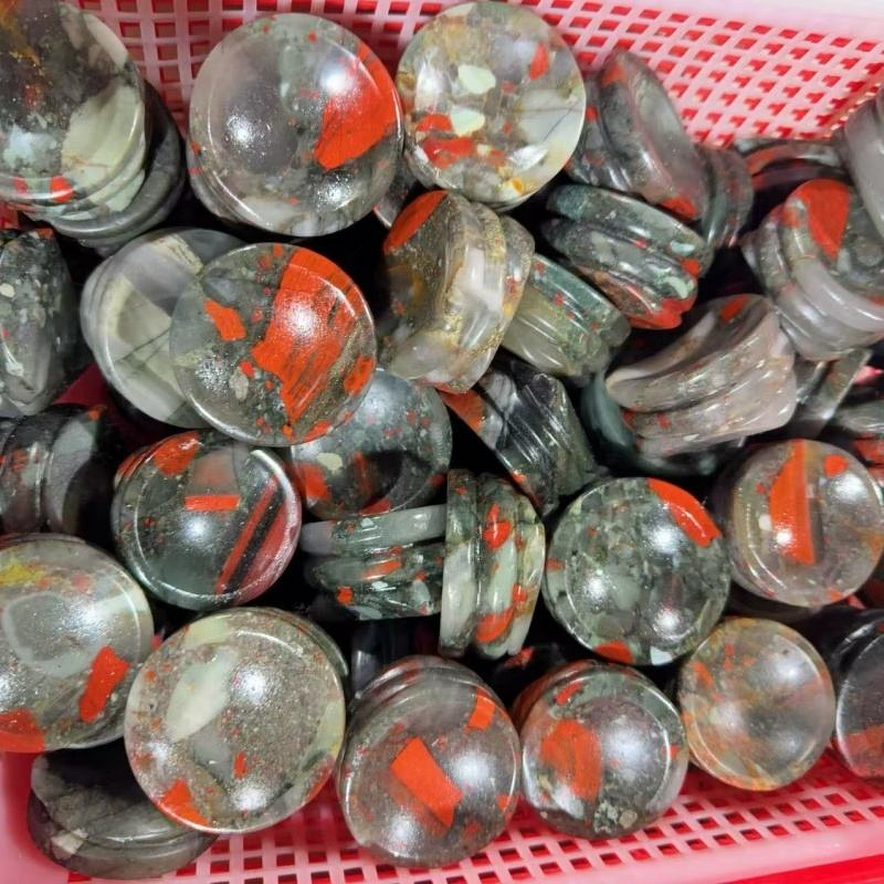 African Bloodstone Bowls Manufacturer - Wholesale High Quality Healing Crystal Craft for Home Decoration