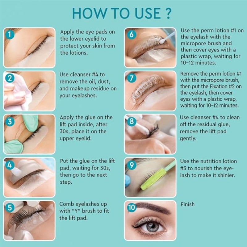 Lash Lift Supplies Factory - Private Label Adhesive Rods Silicone Pad