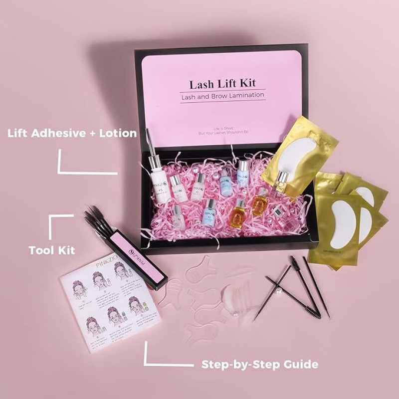 Eyelash Kit Manufacturer - Keratin Shields Serum Clips Solution Glue