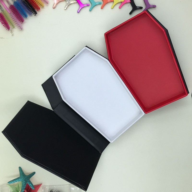 Halloween Lash Packaging Factory - Custom Coffin Magnetic Sliding Box