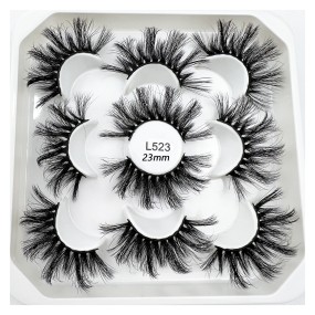 Mink Eyelashes Wholesale Factory - Natural Black Cotton Band 3D Effect