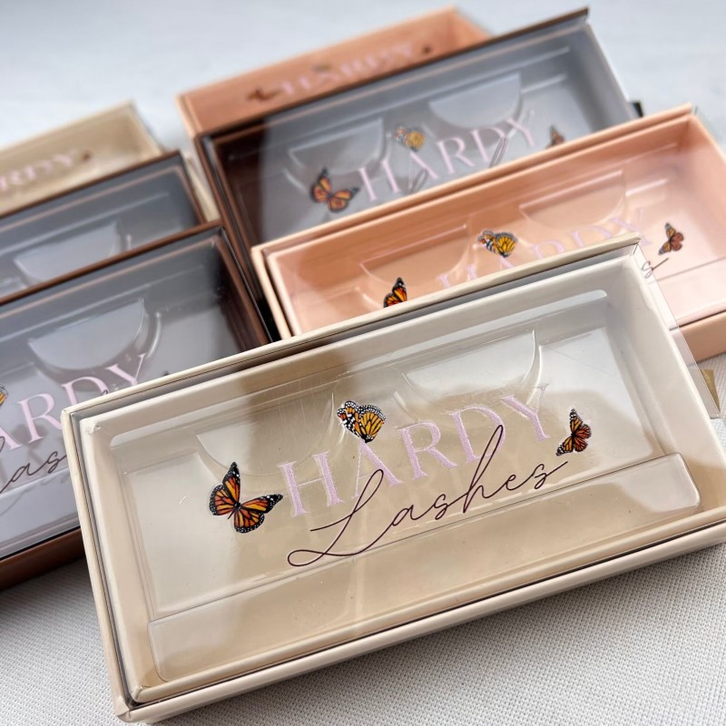Lash Box Packaging Factory - Custom Your Logo Brown Case Nude Lashes