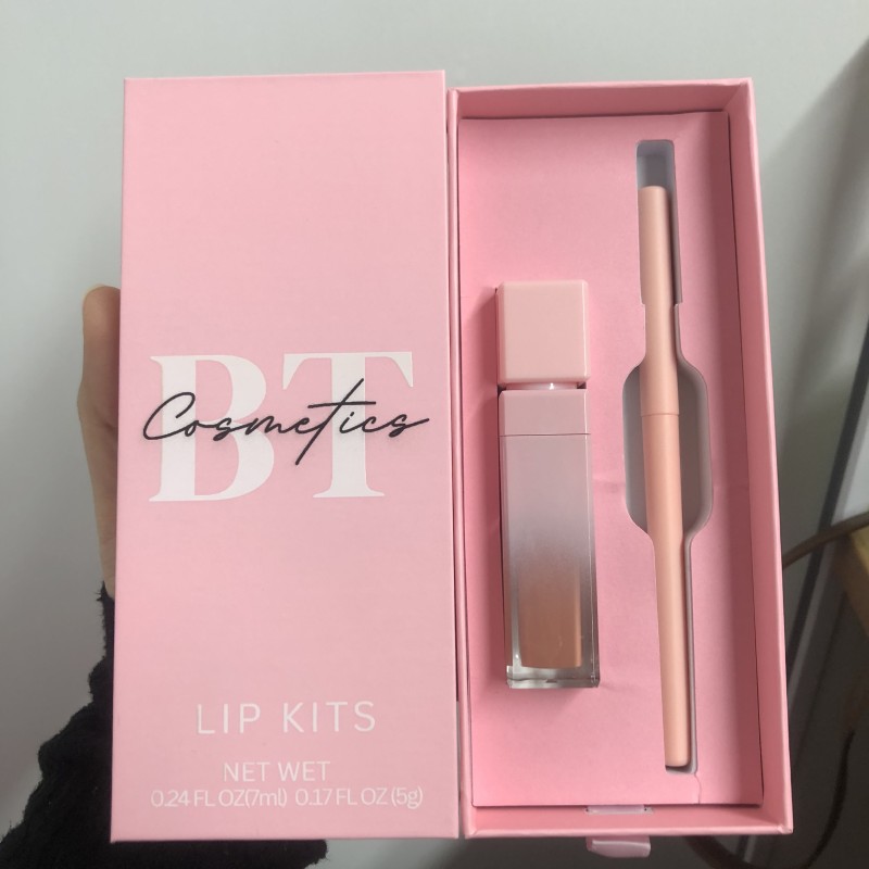 Lip Kits Factory - DIY Vegan High Pigment Lip Liner Gloss Kit Box