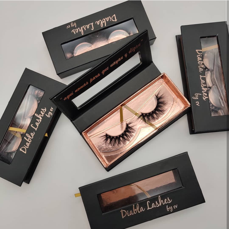Fluffy Eyelash Box Factory - Custom Logo 15-28mm 3D Effect Mink