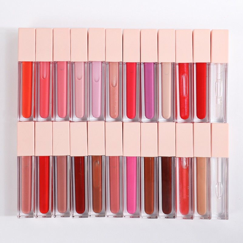 Lip Gloss Manufacturer - Wholesale Private Label 58 Colors Pink Tube
