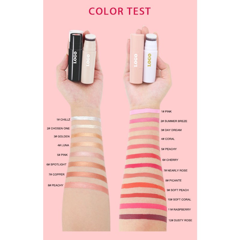 Blush Stick Manufacturer - Vegan High Pigment Waterproof Matte Cream