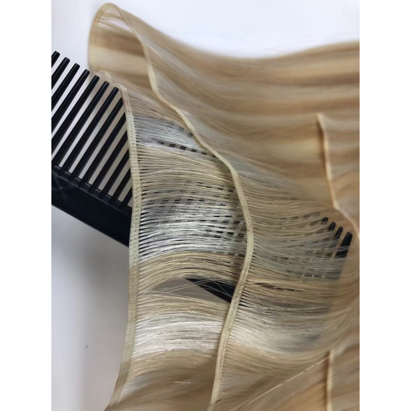 Hair Extension Manufacturer - 12A White Blond 100% Remy Human Hair