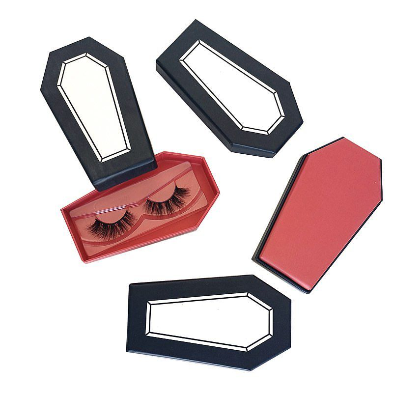 Halloween Lash Packaging Factory - Custom Coffin Magnetic Sliding Box