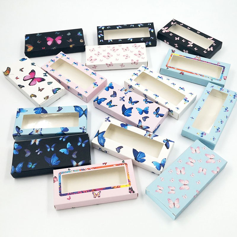 Eyelash Paper Box Factory - Custom Logo Empty Pink Lash Kit Box