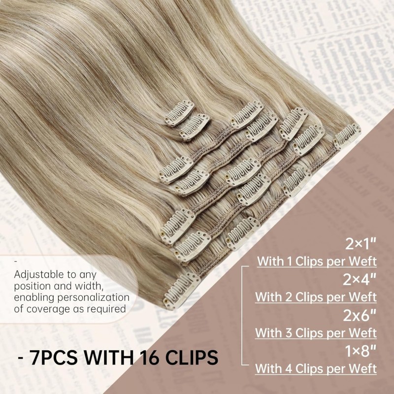 Clip-In Extensions Manufacturer - Salon Quality 20" Ultra-Thin Weft 180g
