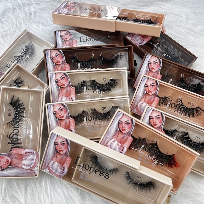 Lash Box Packaging Factory - Custom Your Logo Brown Case Nude Lashes