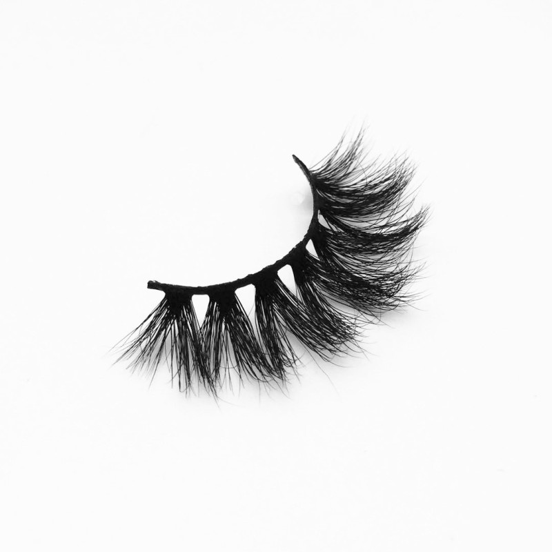 Strip Eyelashes Wholesale Manufacturer - Natural Black Wispy 15mm 3D