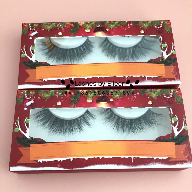 3D Mink Lashes Factory - 25mm Customize Box Packaging Eyelashes