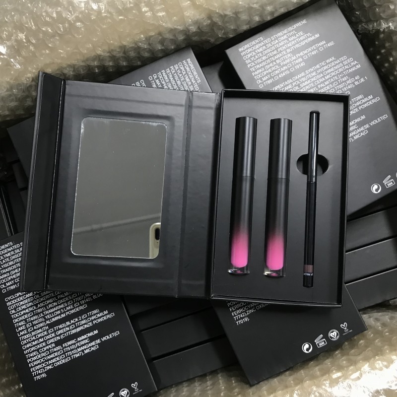 Lip Kit Manufacturer - Custom 3 Piece Vegan Waterproof Lip Combo