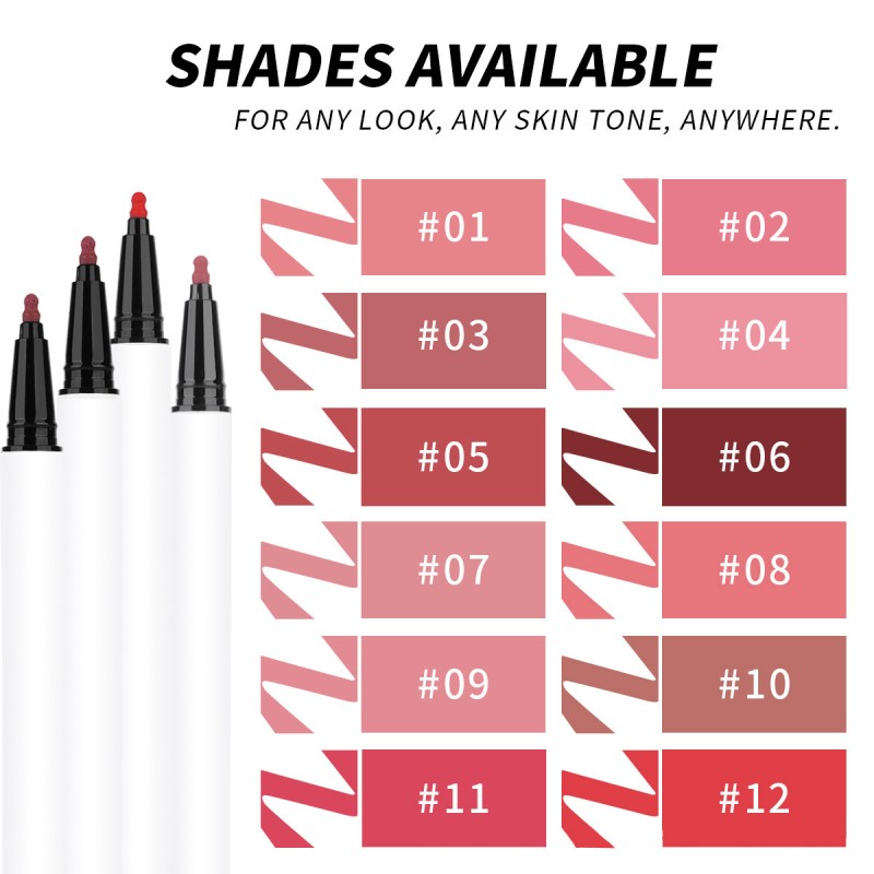 Lip Liner Pencil Manufacturer - Private Label Waterproof 24 Hour Long Lasting