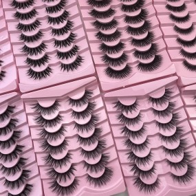Faux Mink Lash Manufacturer - 3D Natural Transparent Band 15mm Vegan