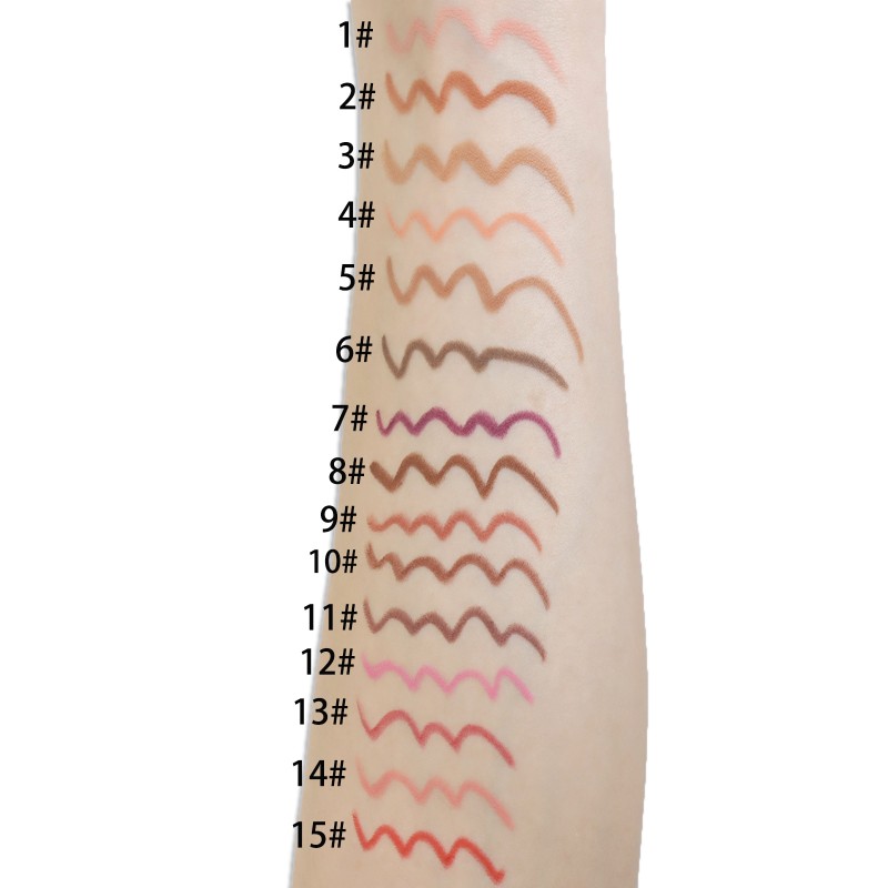 Brown Lip Liner Factory - Highly Pigmented Waterproof Smudge Resistant