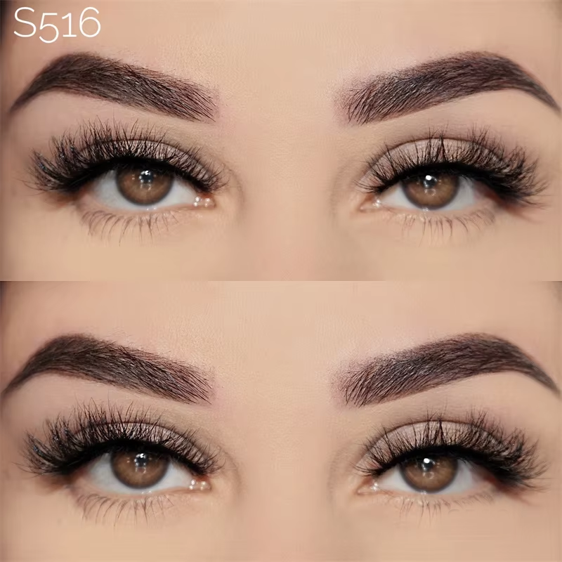 Eyelashes Vendor Manufacturer - Private Label 15MM 3D 5D Wispy Mink Lashes