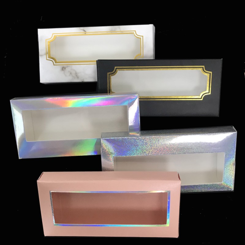 Eyelash Paper Box Factory - Custom Logo Empty Pink Lash Kit Box