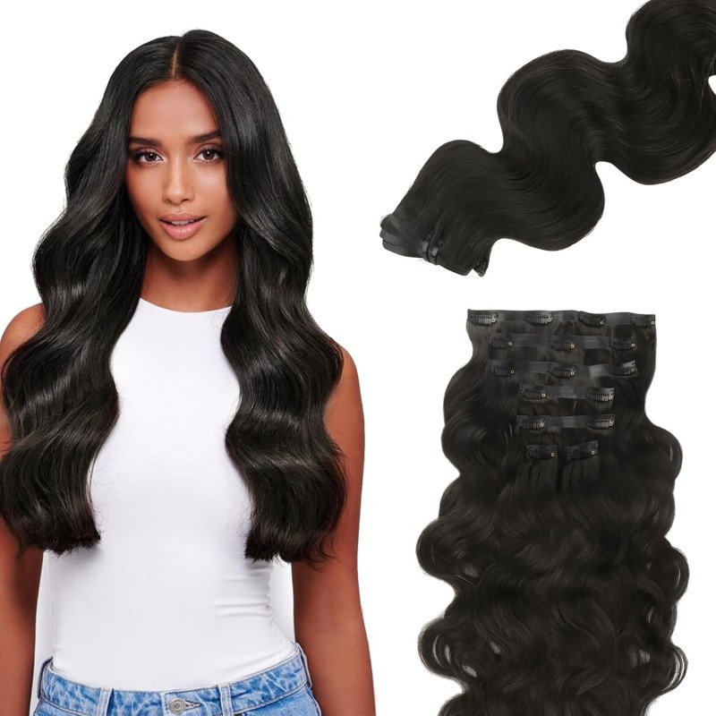 Hair Extensions Set Factory - 100% Remy Virgin 7pcs 14"-26" Color Mix
