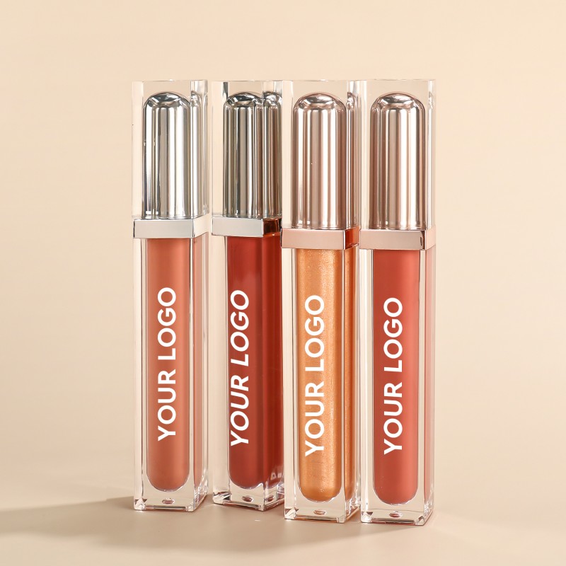 Lip Gloss Manufacturer - Clear Glossy Matte Custom Shade Color Stickers