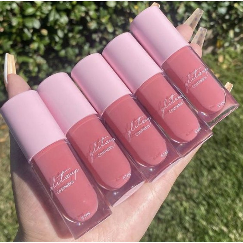 Lip Gloss Tubes Factory - Big Wand Nude Pink Custom Pigment Glossy