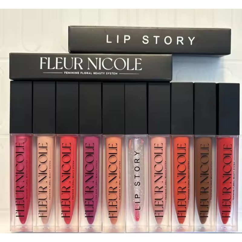 White Lip Gloss Factory - Low MOQ Custom Pink Tube Box Clear Gloss