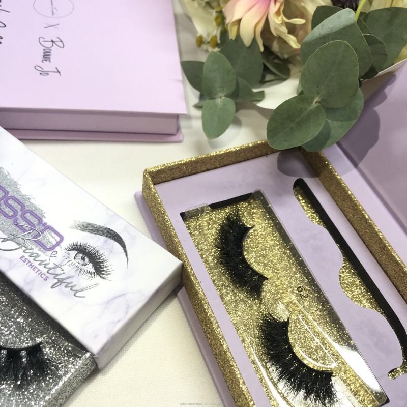 Mink Eyelashes Wholesale Factory - Natural Black Cotton Band 3D Effect
