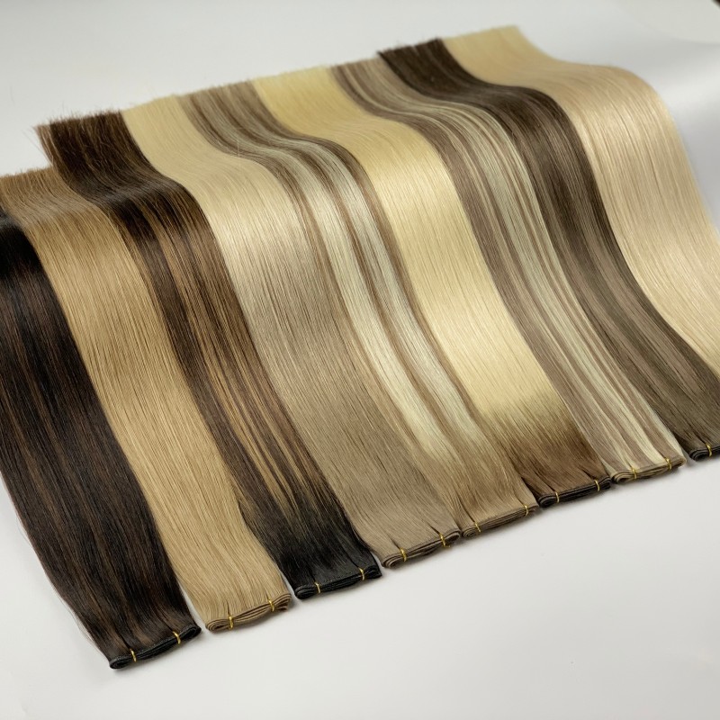 Hair Extension Manufacturer - 12A White Blond 100% Remy Human Hair