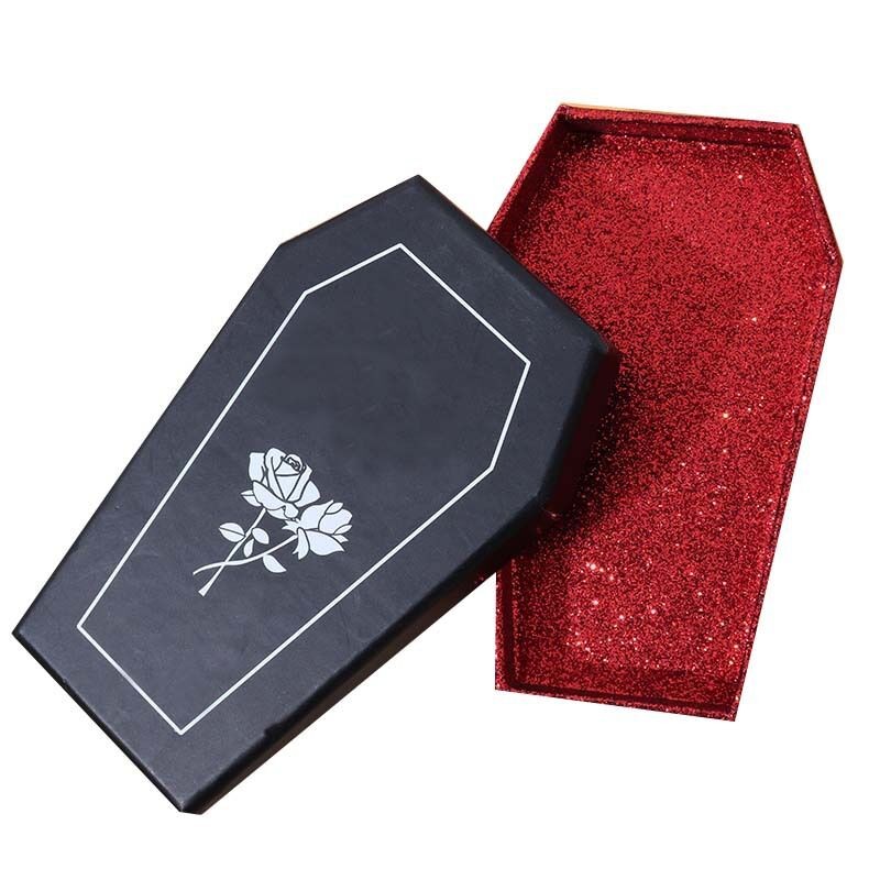 Halloween Lash Packaging Factory - Custom Coffin Magnetic Sliding Box