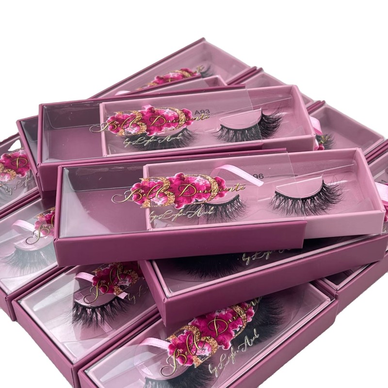 Mink Lashes Packaging Manufacturer - 100% Mink Glossy Printing Drawer Box