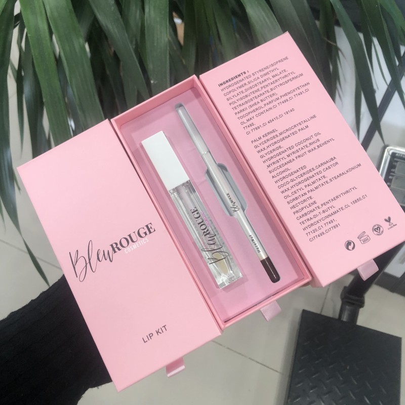 Lip Kits Factory - DIY Vegan High Pigment Lip Liner Gloss Kit Box